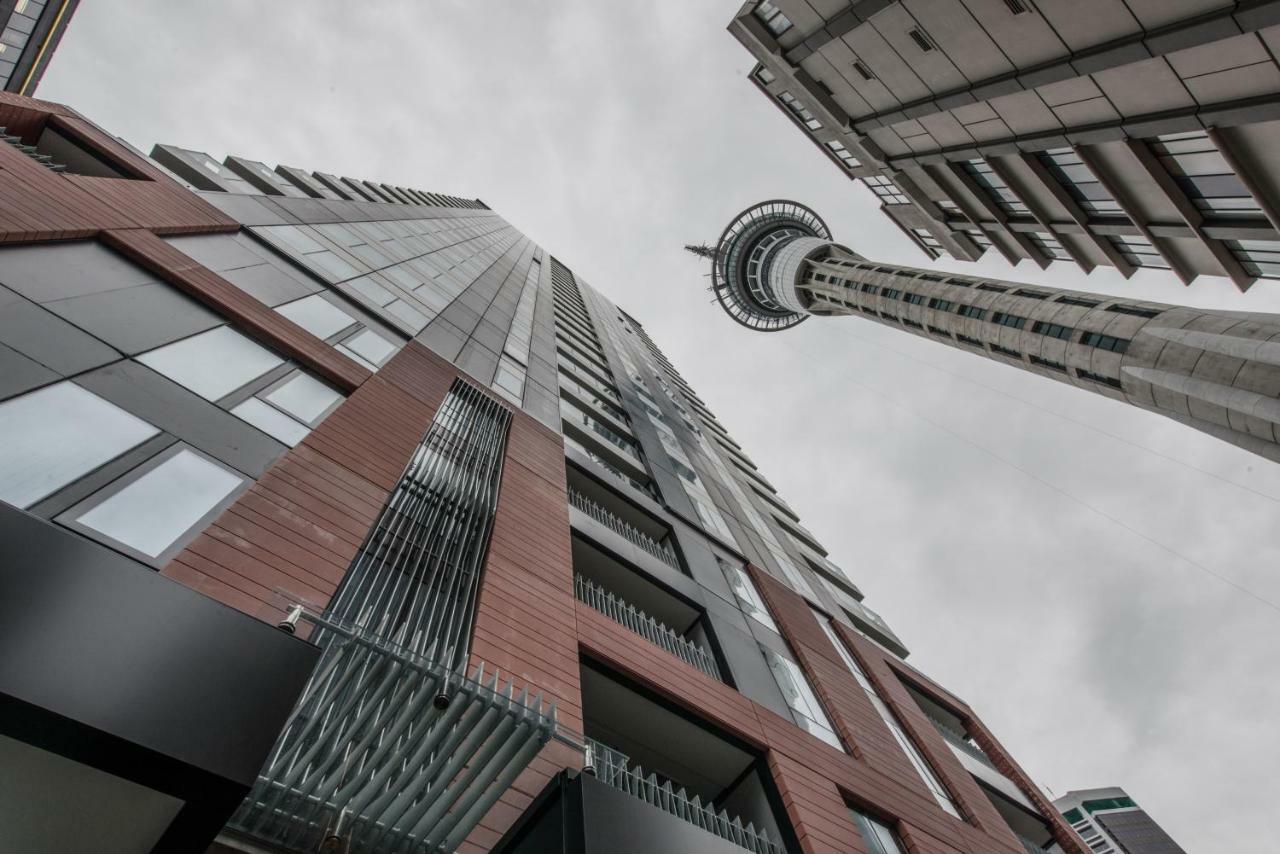 【Jht】Brand New, 2 Brm,Stylish,Opposite To Skytower Apartamento Auckland Exterior foto